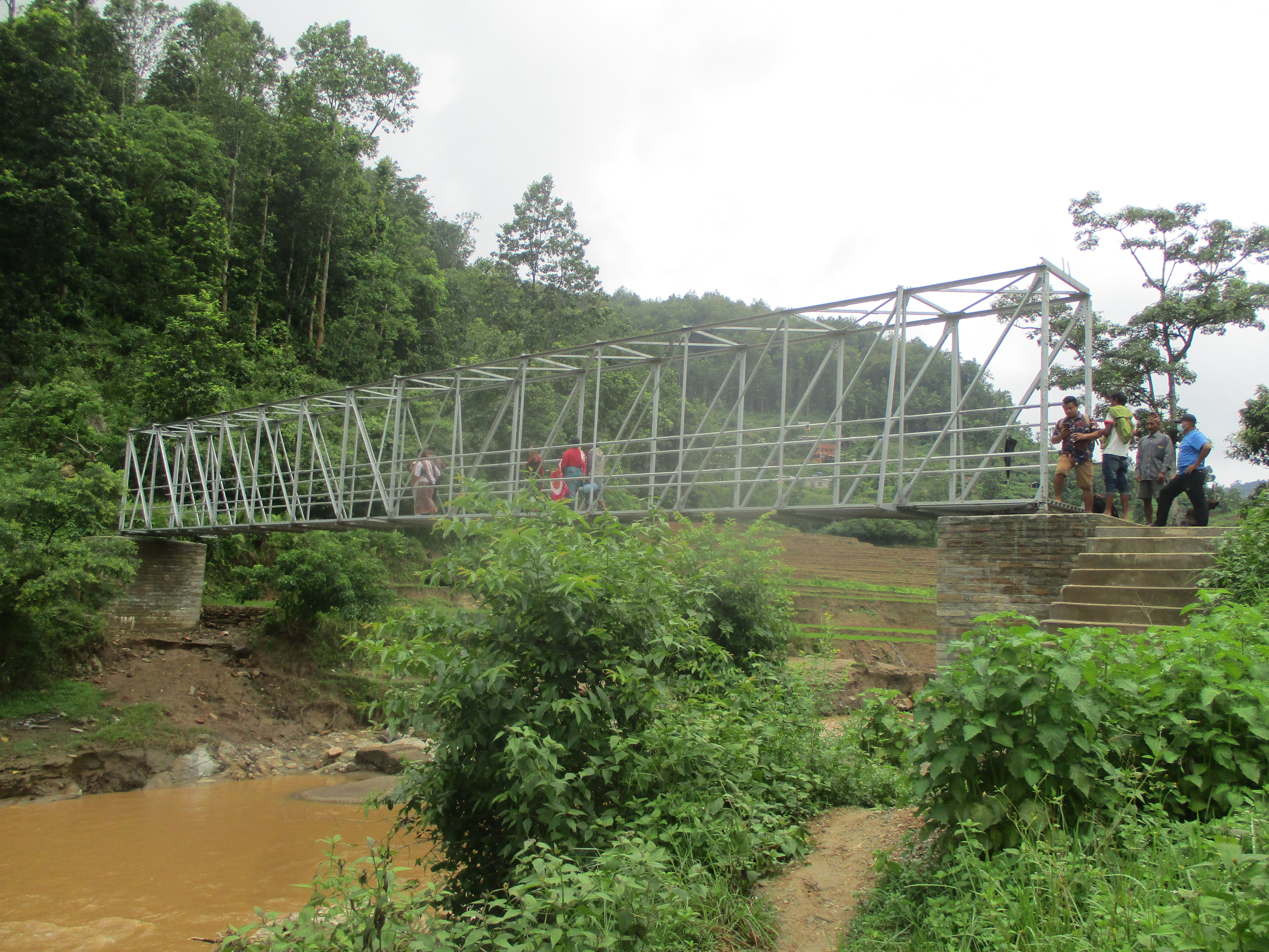 Khar Khola Steel Truss Bridge 32m Span