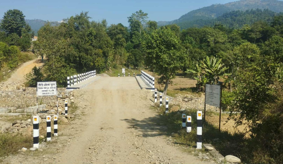 Tandi Khola Motorable Rcc Bridge (RCC T-BEAM 1 x 16)